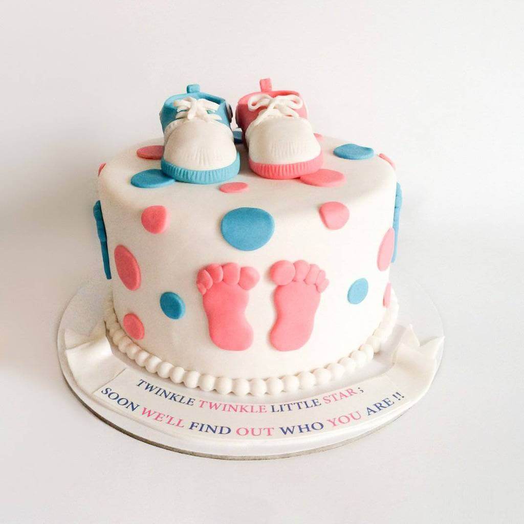 Baby Feet Baby Shower Cake