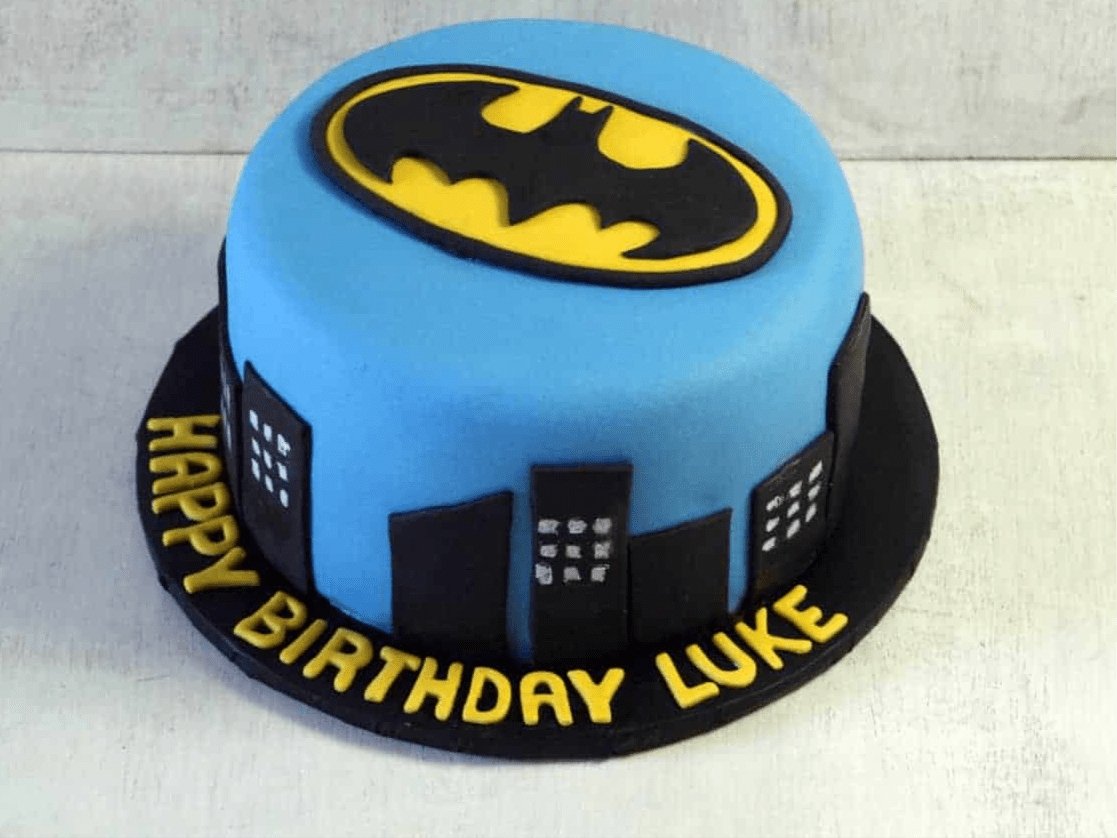 Batman birthday cake