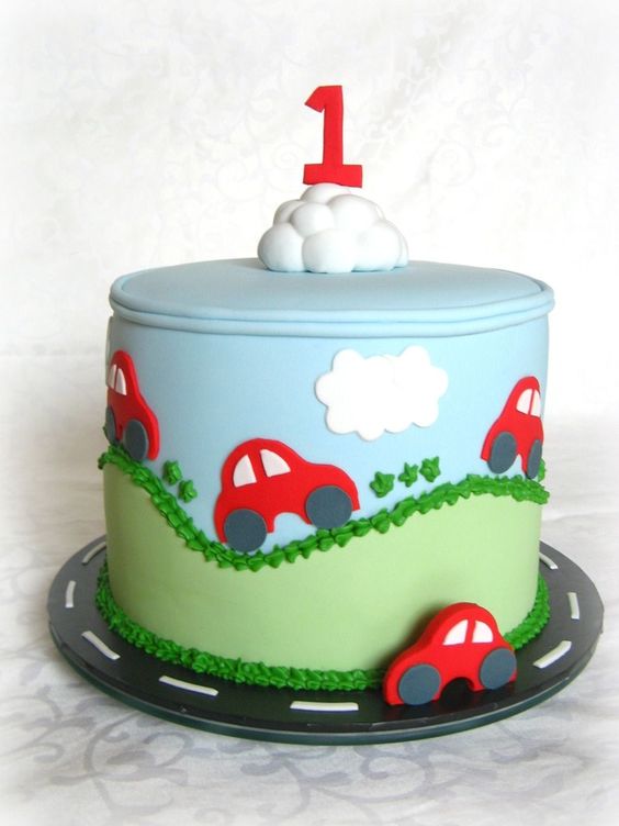 Beep Beep Cake for Kids-cake 1 year boy