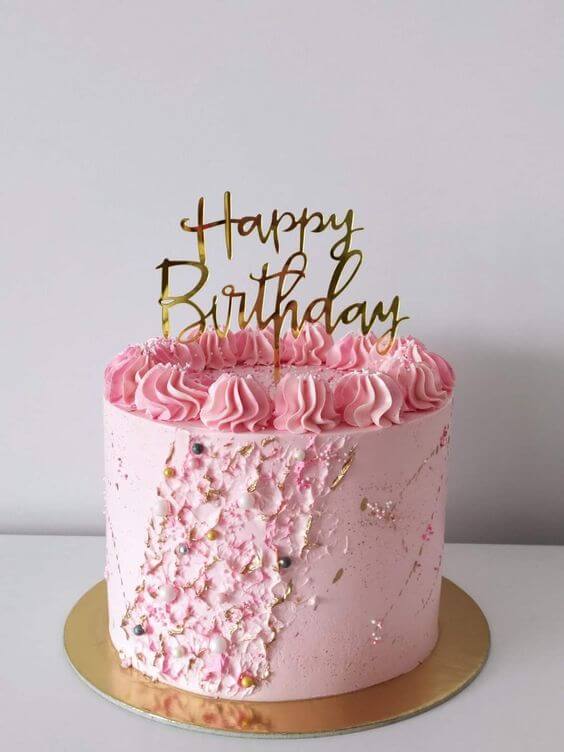 Birthday cake Pink