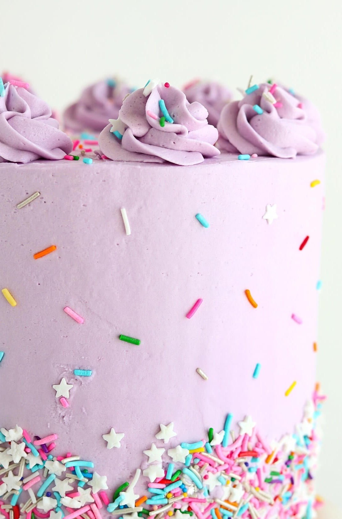 Birthday cake Purple