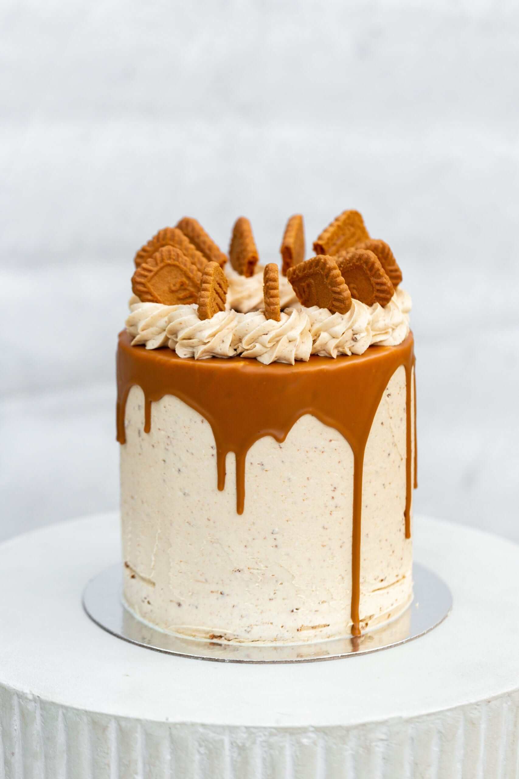 Biscoff  Birthday cake Caramel drip cake