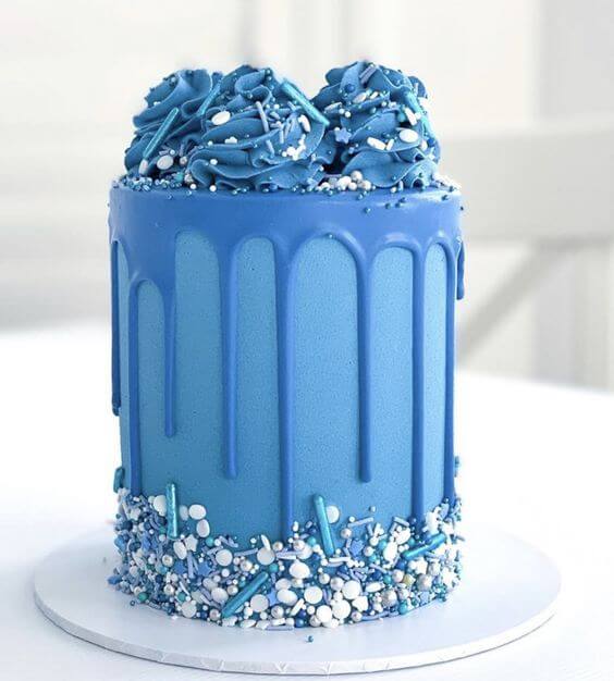 Bleu Dream cake