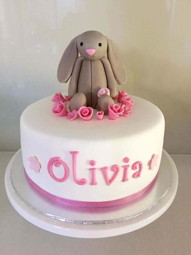 Bunny cake Girls Birthday cake