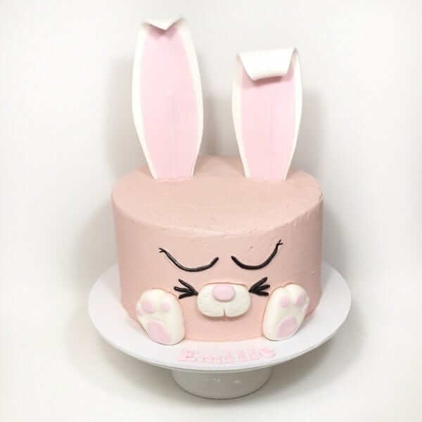 bunny Pink Birthday cake2