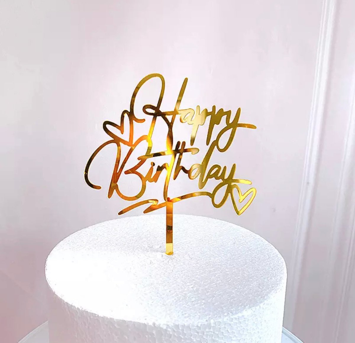 Cake topper Happy Birthday