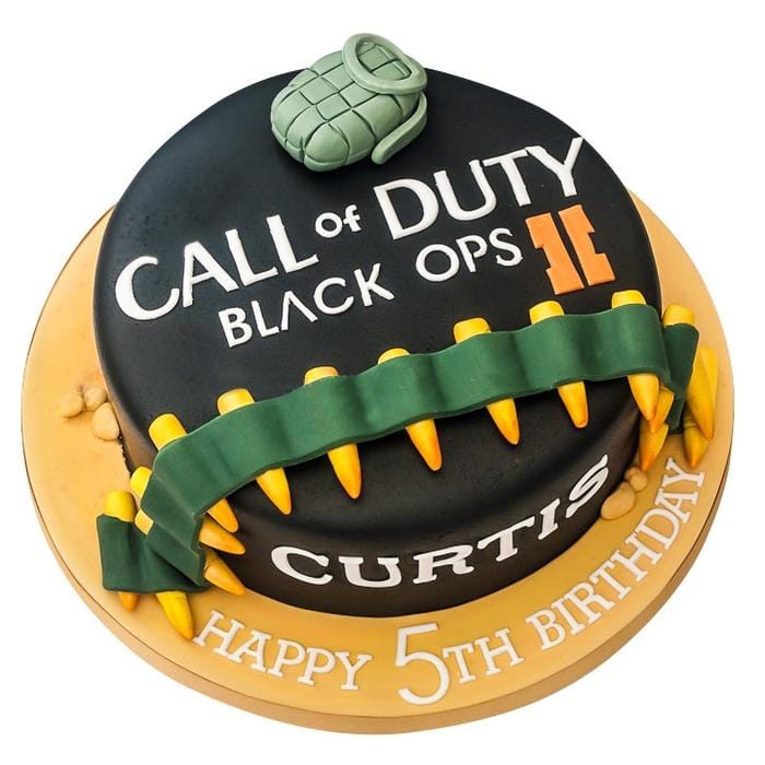 Call of duty Black Ops Birthday cake