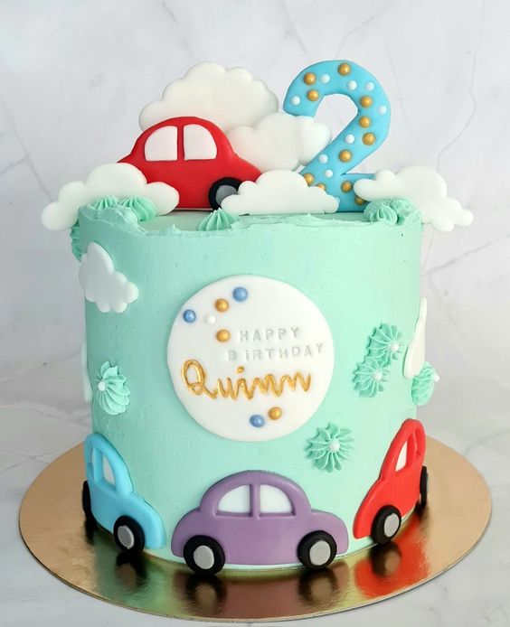 Car lovers cake for kids