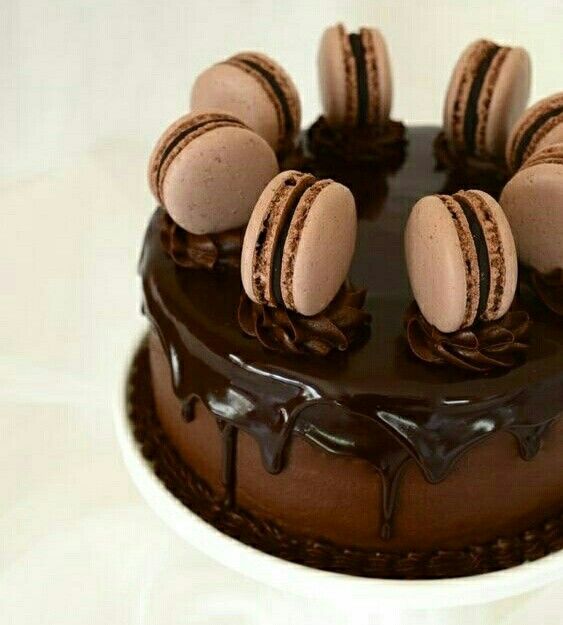 Chocolate Cake macaroon