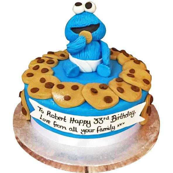 cookie-monster Cake