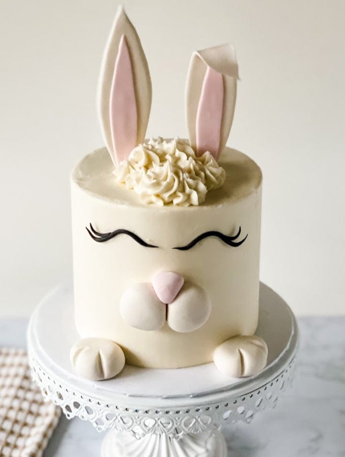 cute bunny cake