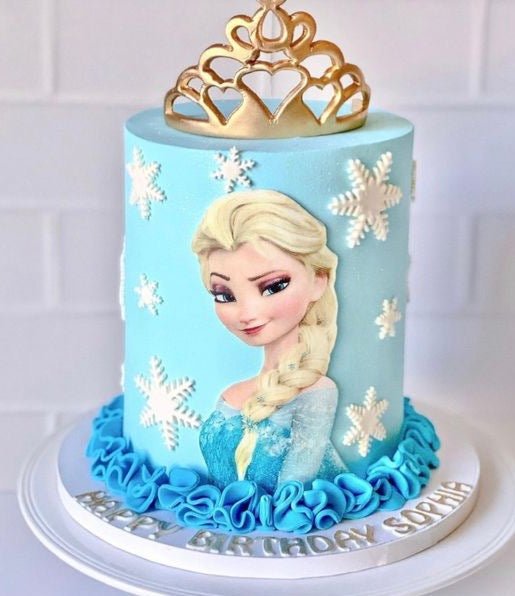 Elsa Frozen Birthday Cake 2