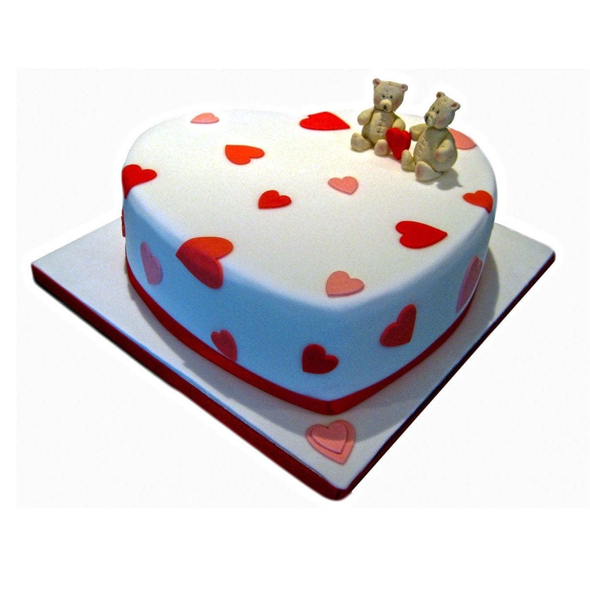 engagement  Cake Heart Red