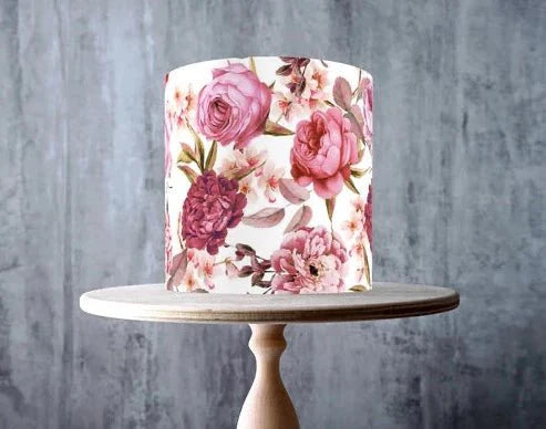 Birthday Cake Flower Print