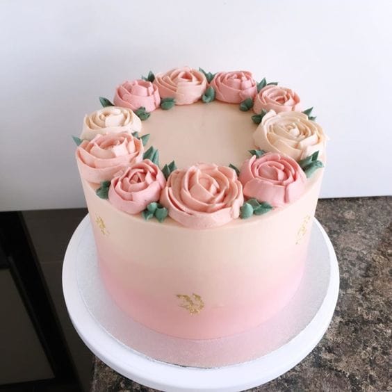 Flower Birthday cake