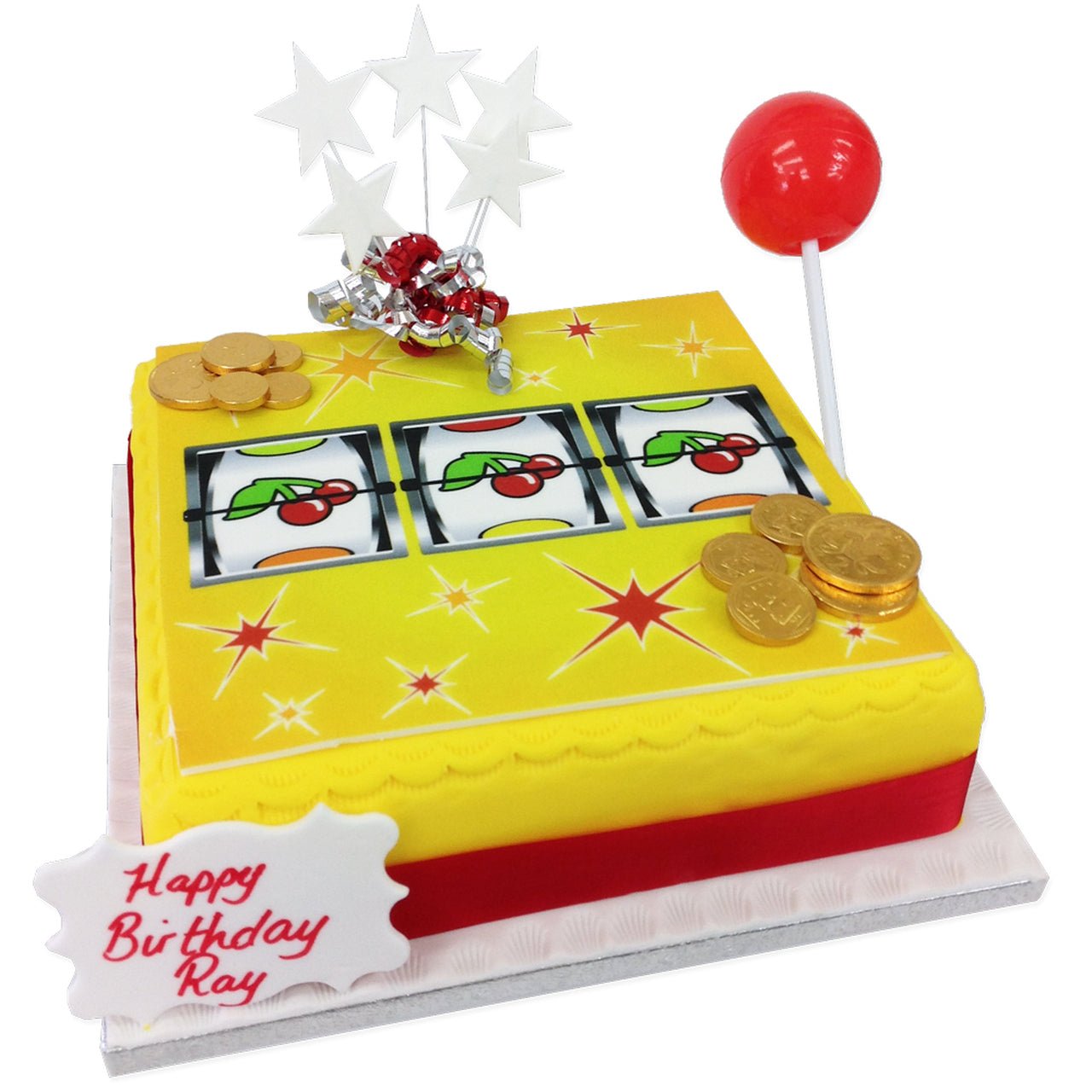 Fruit Machine Cake . for him