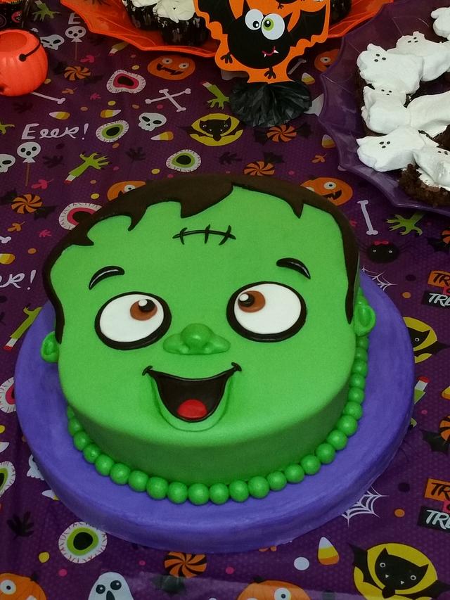 Halloween Green Cake