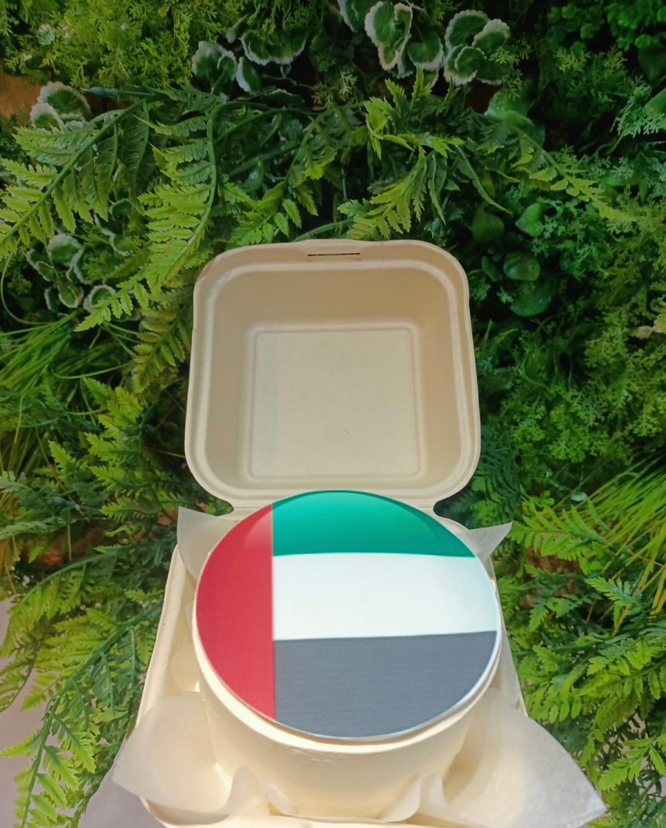 Happy UAE Flag day bento cake