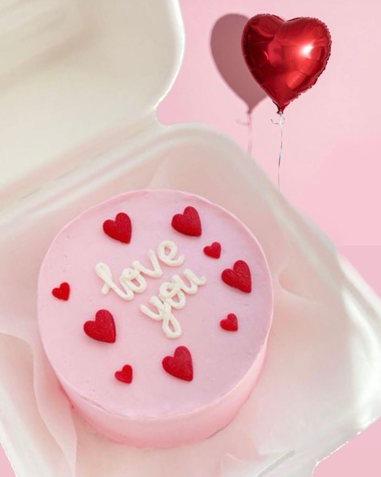 Happy Valentine’s: bento cake