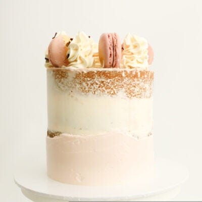 Pastel Macaron Cake