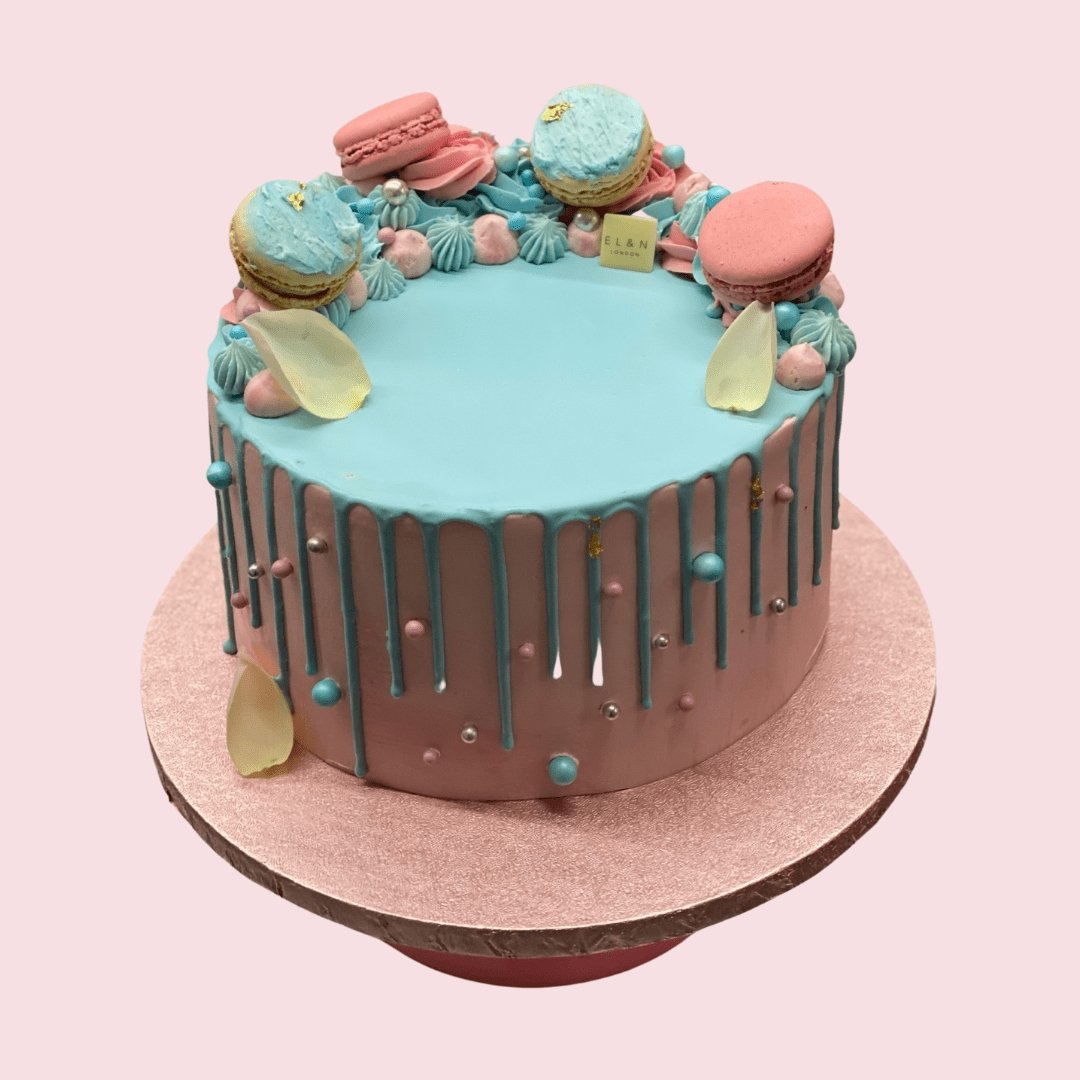 macaron cake Rose Gold | Birthday cake