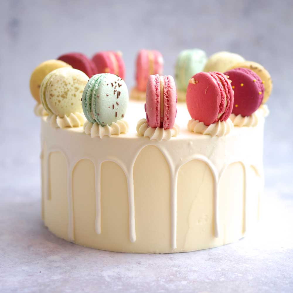 Macaron cake  Birthday cake