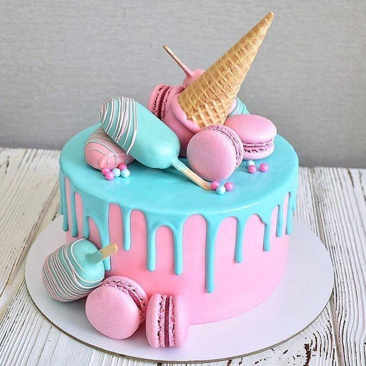 Macaron cake ice cream Design | Beautiful Birthday cake