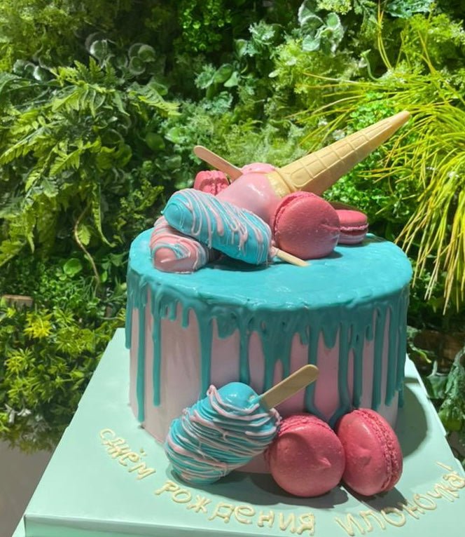 Macaron cake ice cream Design | Beautiful Birthday cake