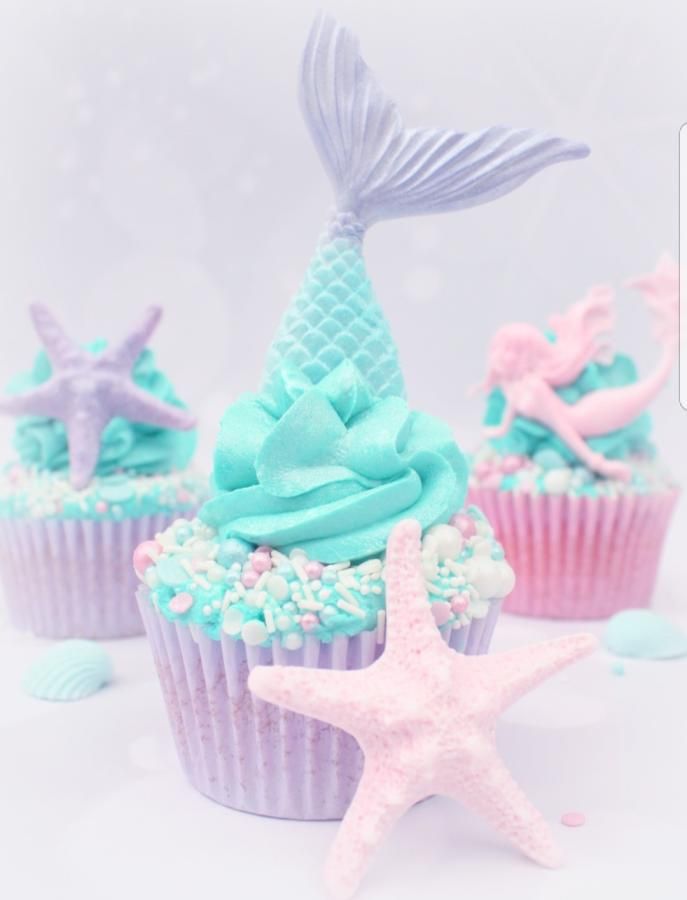 Mermaid Cupcakes Kids Dream