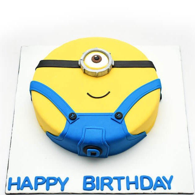 Minion One Eye Character Cake