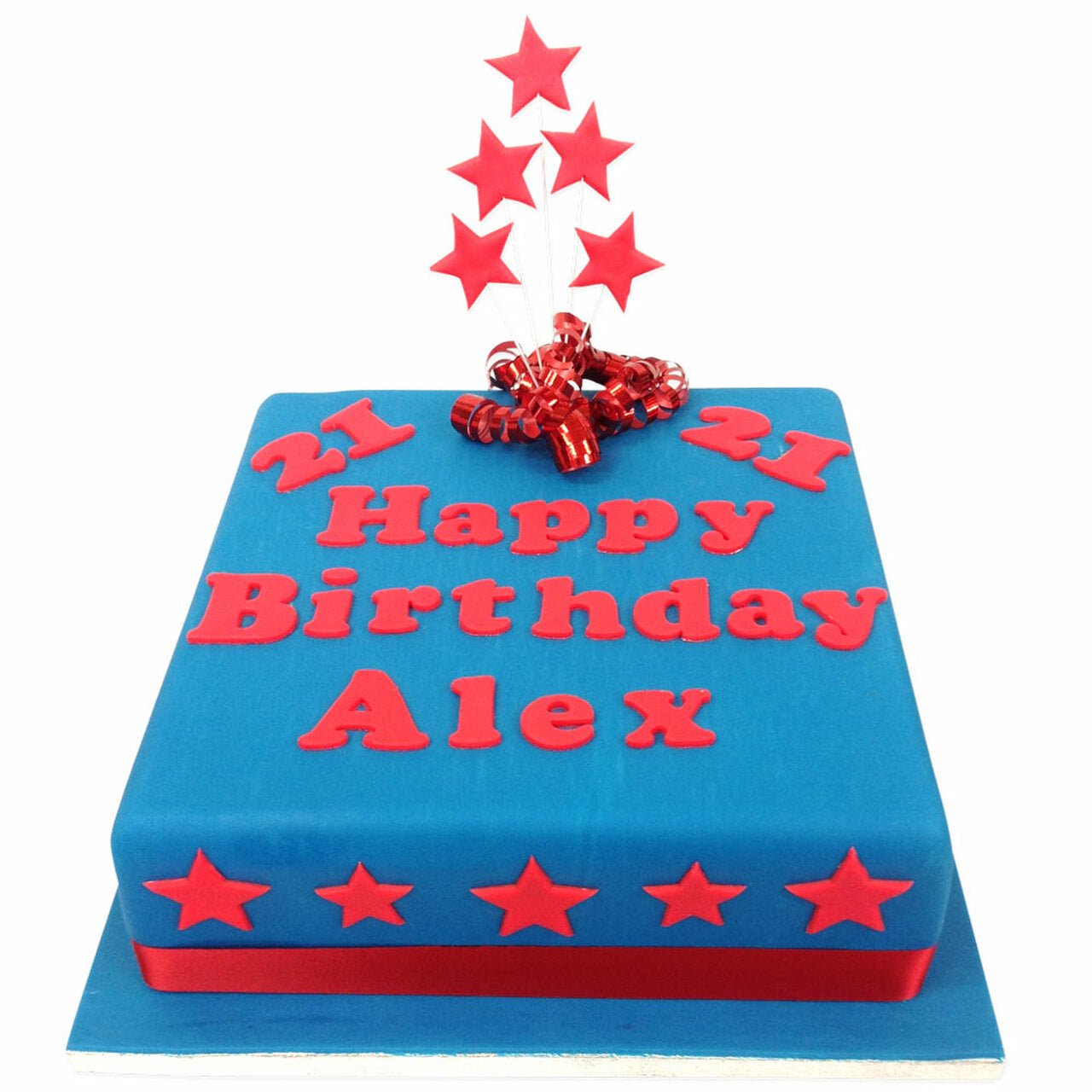 personalised birthday cake