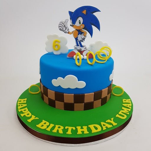 Soniccake birthday cake kids cake