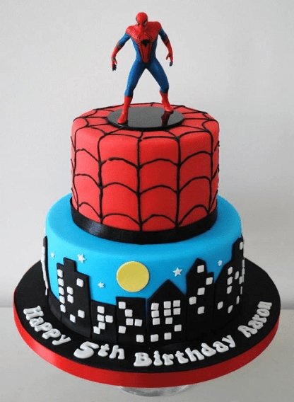 Spiderman Cake 2 tier | cake for boys