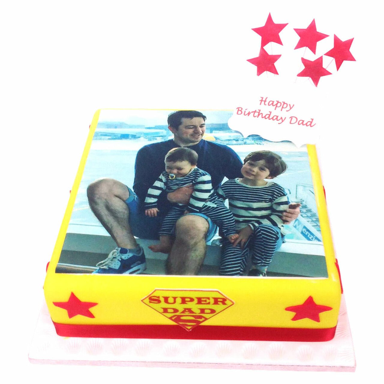 Super DAD photo cake | Happy father day cake