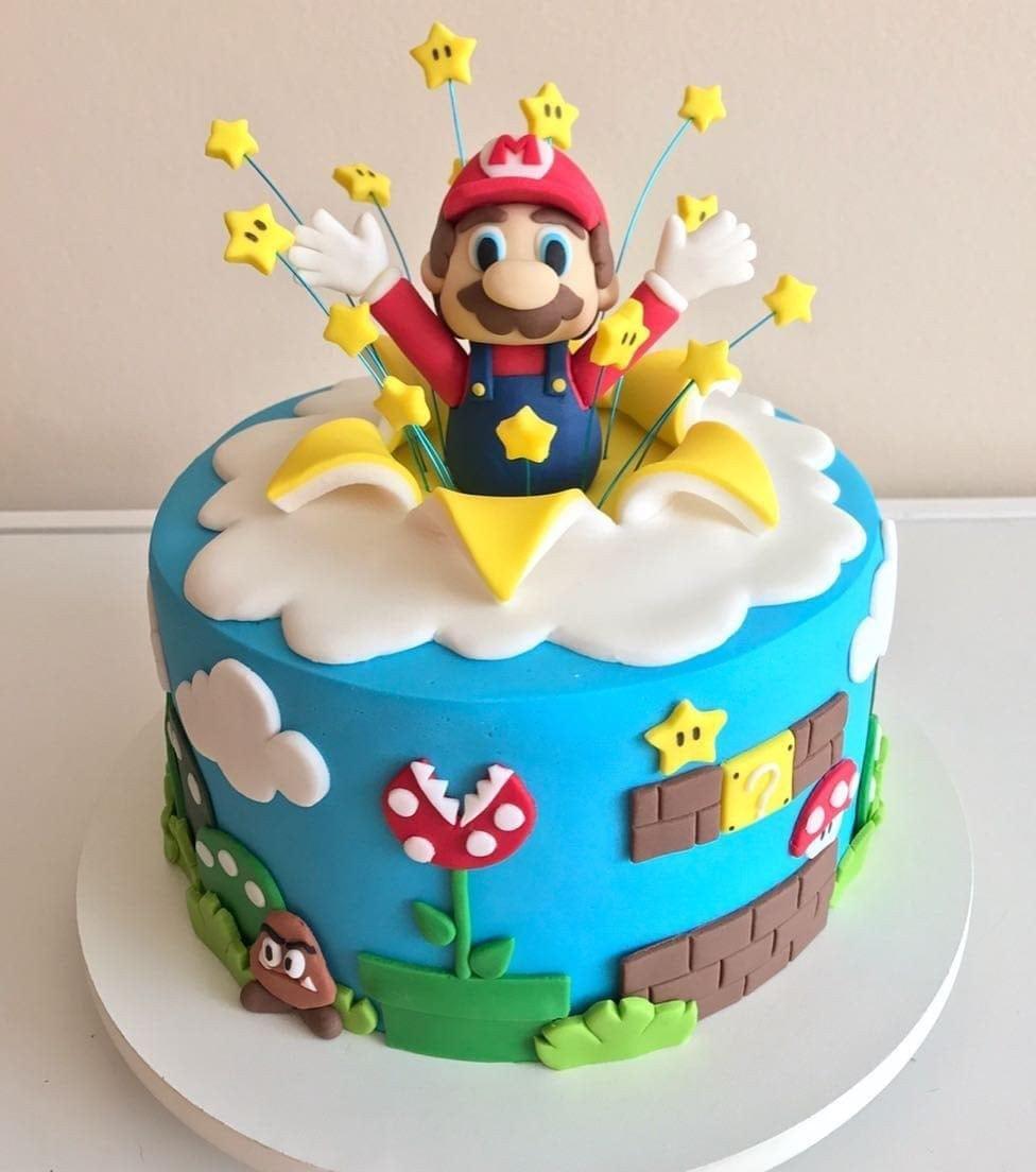 Super Mario   birthday cake 4