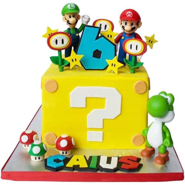 Super Mario  birthday cake 5