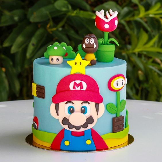 Super Mario cake order kids cake online cakenchill