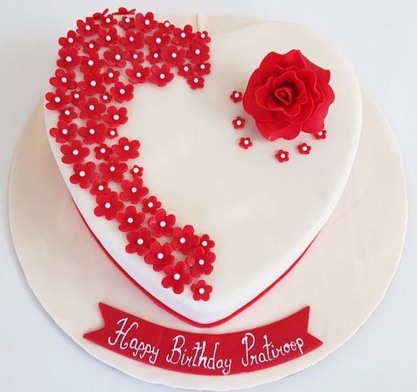 valentine  Cake flower